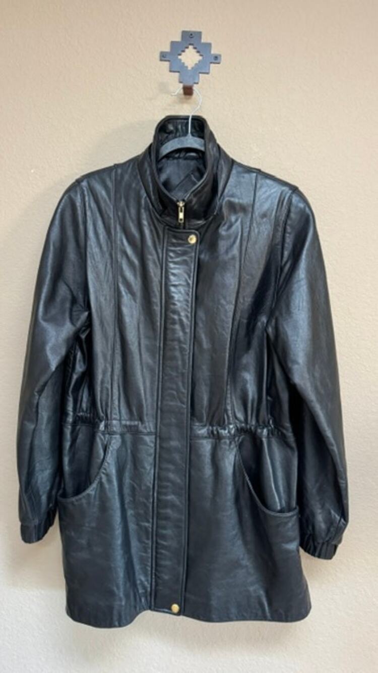 Worthington Vintage Lambskin Leather Jacket size Medium